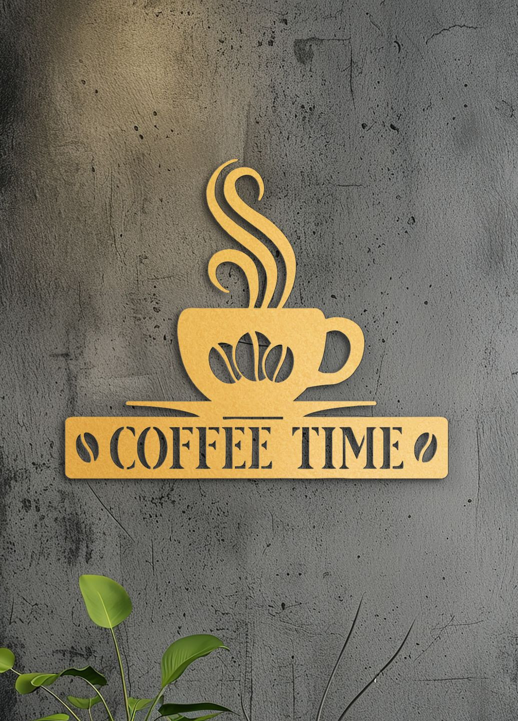 Сучасна картина на кухню, декоративне панно з дерева "Кава в зернах", оригінальний подарунок 20х25 см Woodyard (291843215)