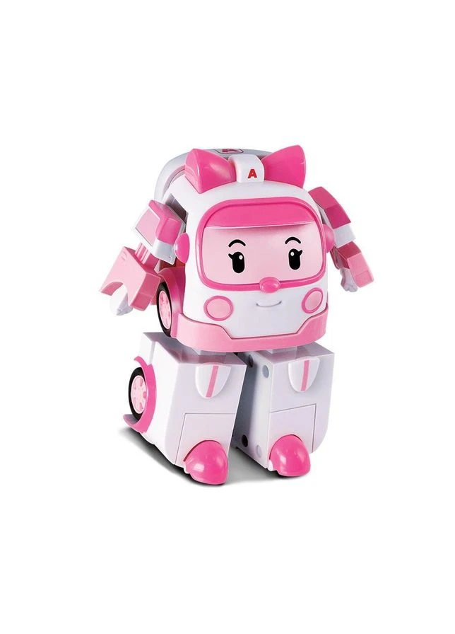 Коллекционная машинка трансформер Робокар Эмбер 10 см Robocar Poli (388961456)