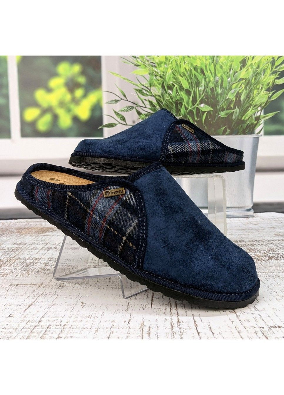 Тапочки чоловічі з закритим носком та ортопедичною устілкою Inblu (344468107)