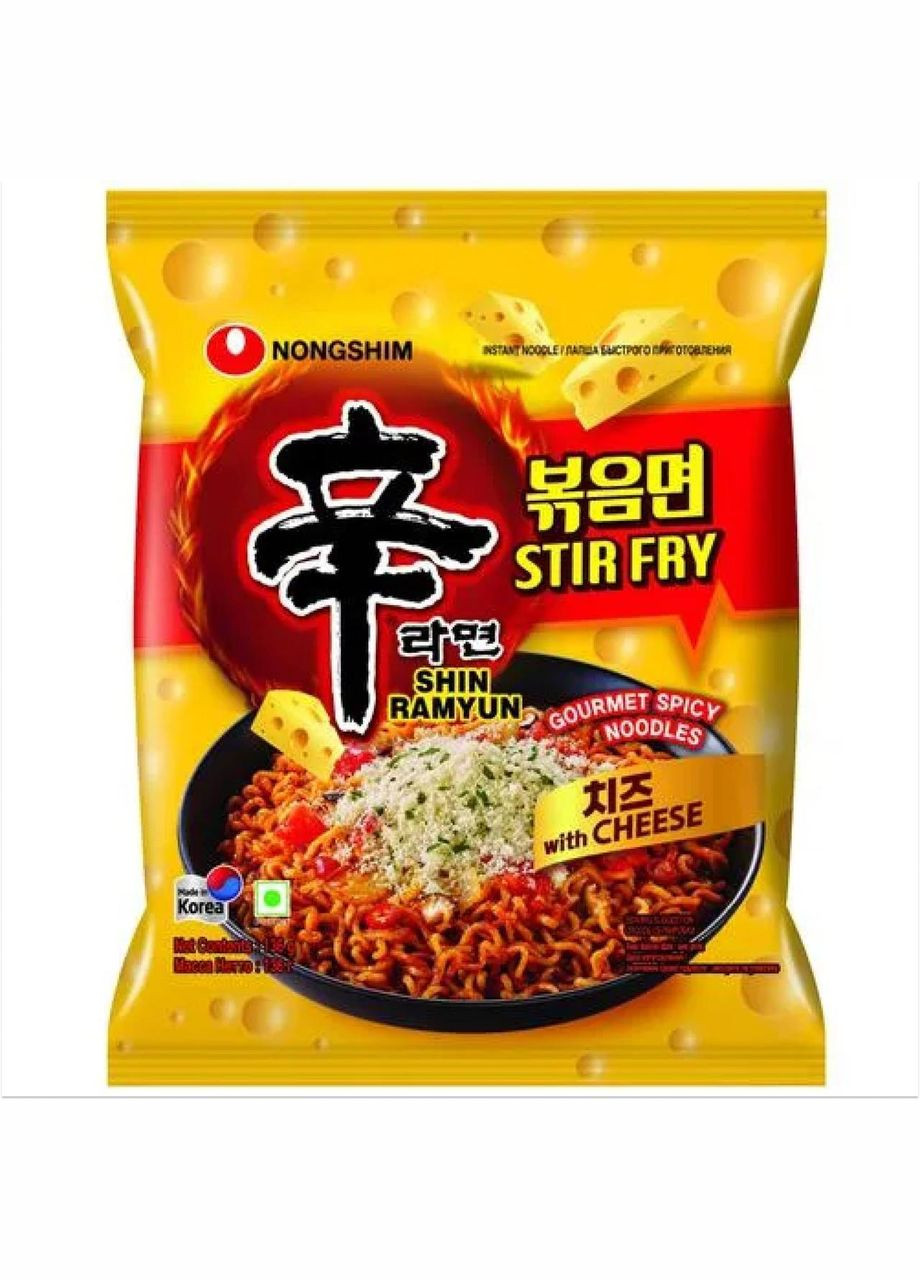 Лапша Shin Ramyun Gourmet Spicy Cheese 136 г Nongshim (349810858)