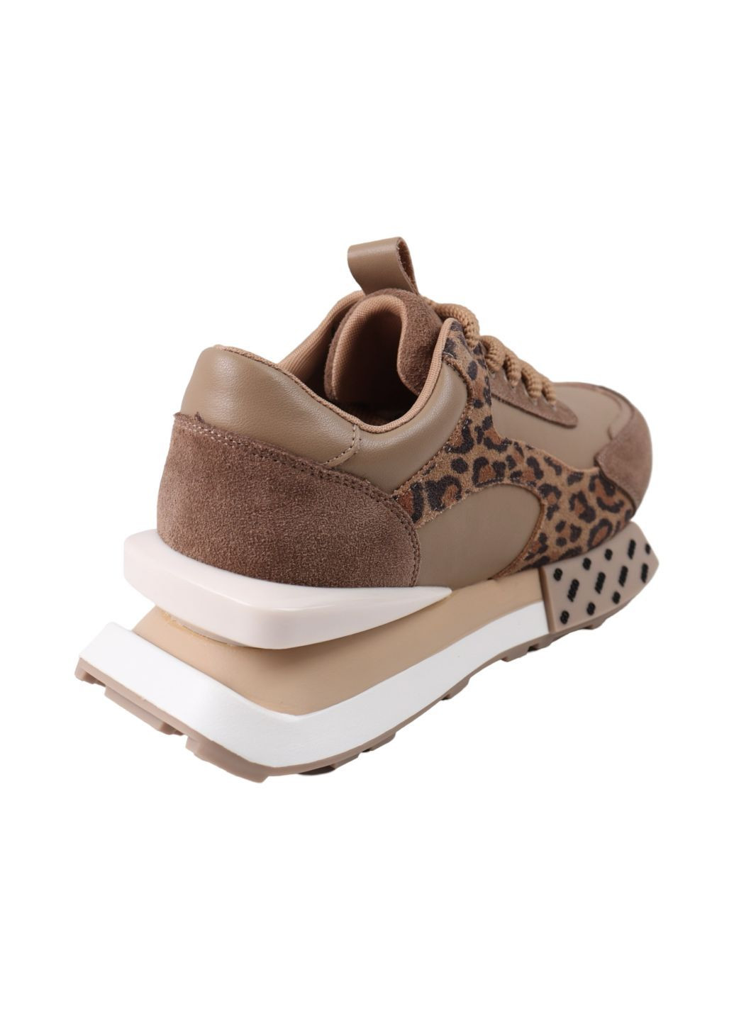 Кросівки жіночі капучіно натуральна шкіра FARINNI 666-24DK бежеві (302715410)