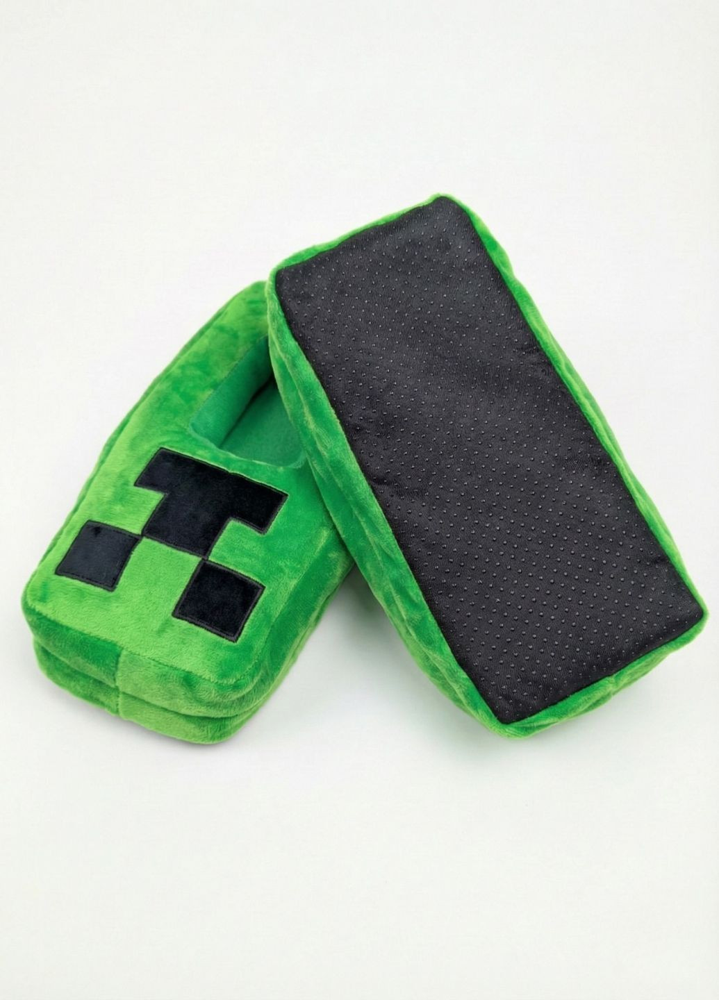 Дитячі плюшеві капці Minecraft Крипер теплі для підлітків My Kigu (372982678)