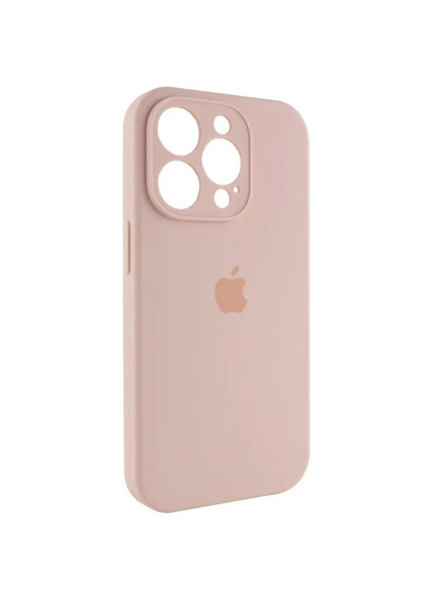 Силіконовий чохол з закритою камерою для iPhone 15 Pro Pink Sand No Brand (306548910)