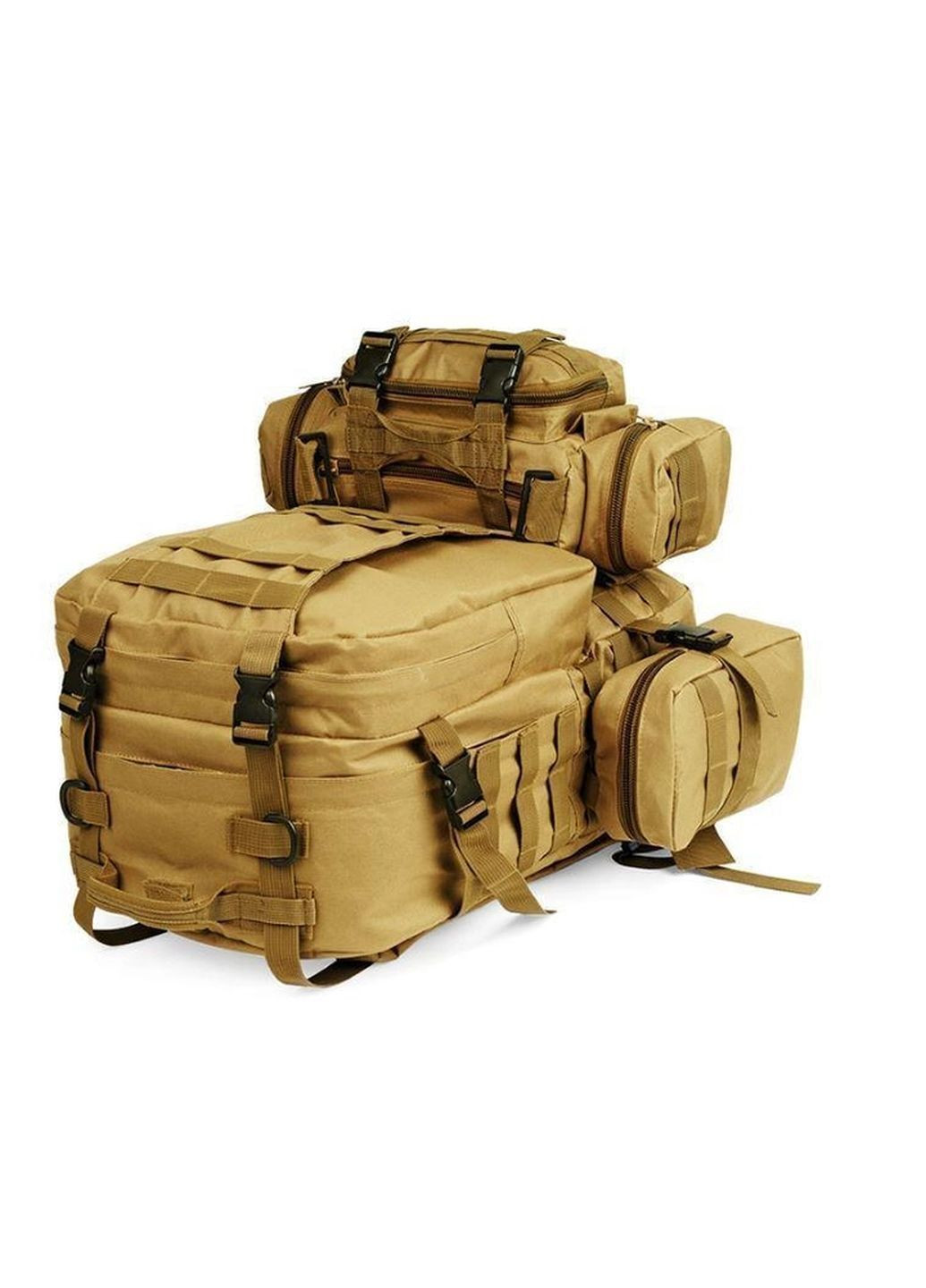 Тактичний похідний рюкзак на 56 л D3-GGL-402 Койот Solve (282822860)