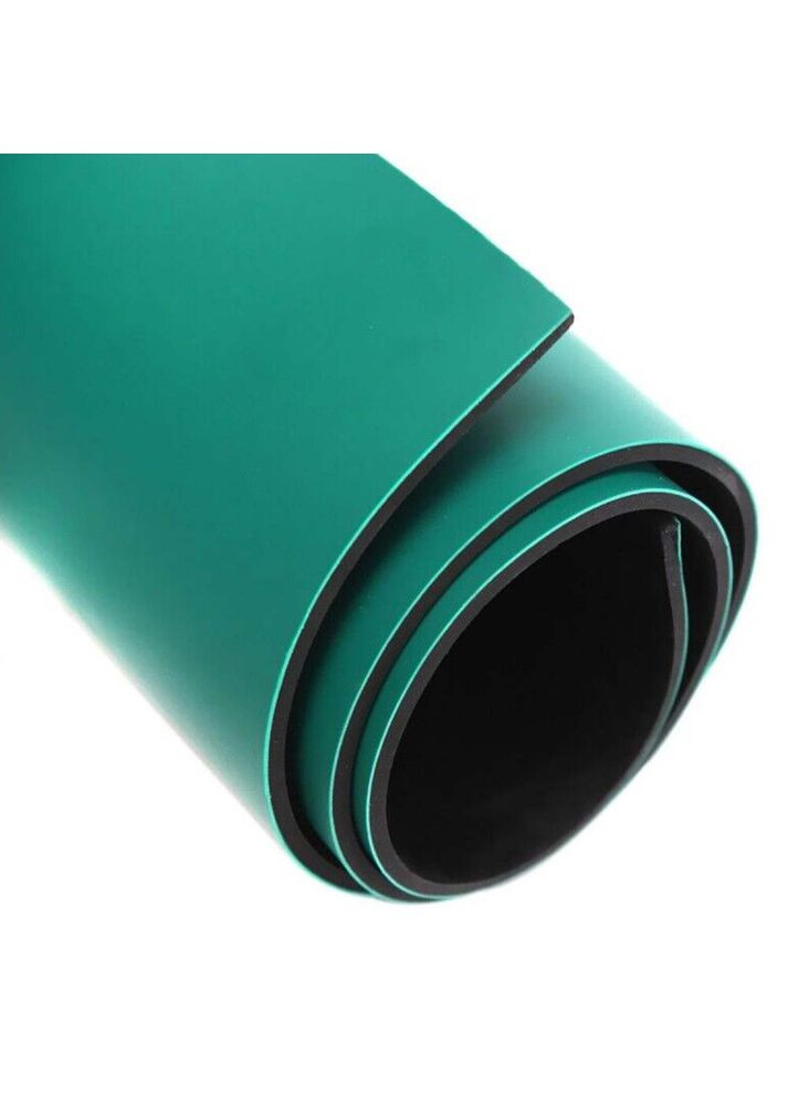 Коврик для рабочего стола антистатический, термостойкий 300°C (ширина 60 см) Green стоимость за 1 см No Brand (322568209)