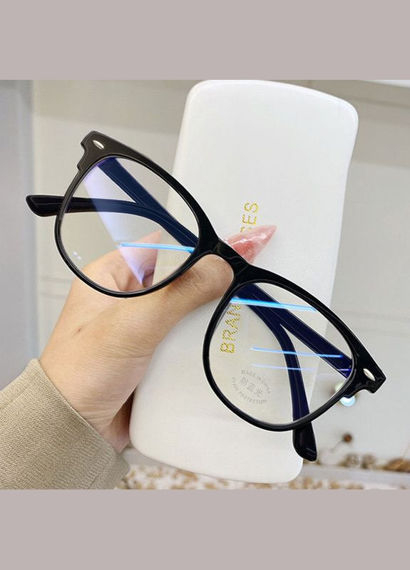 Окуляри для іміджу з прозорою лінзою (4-106) No Brand (313286124)