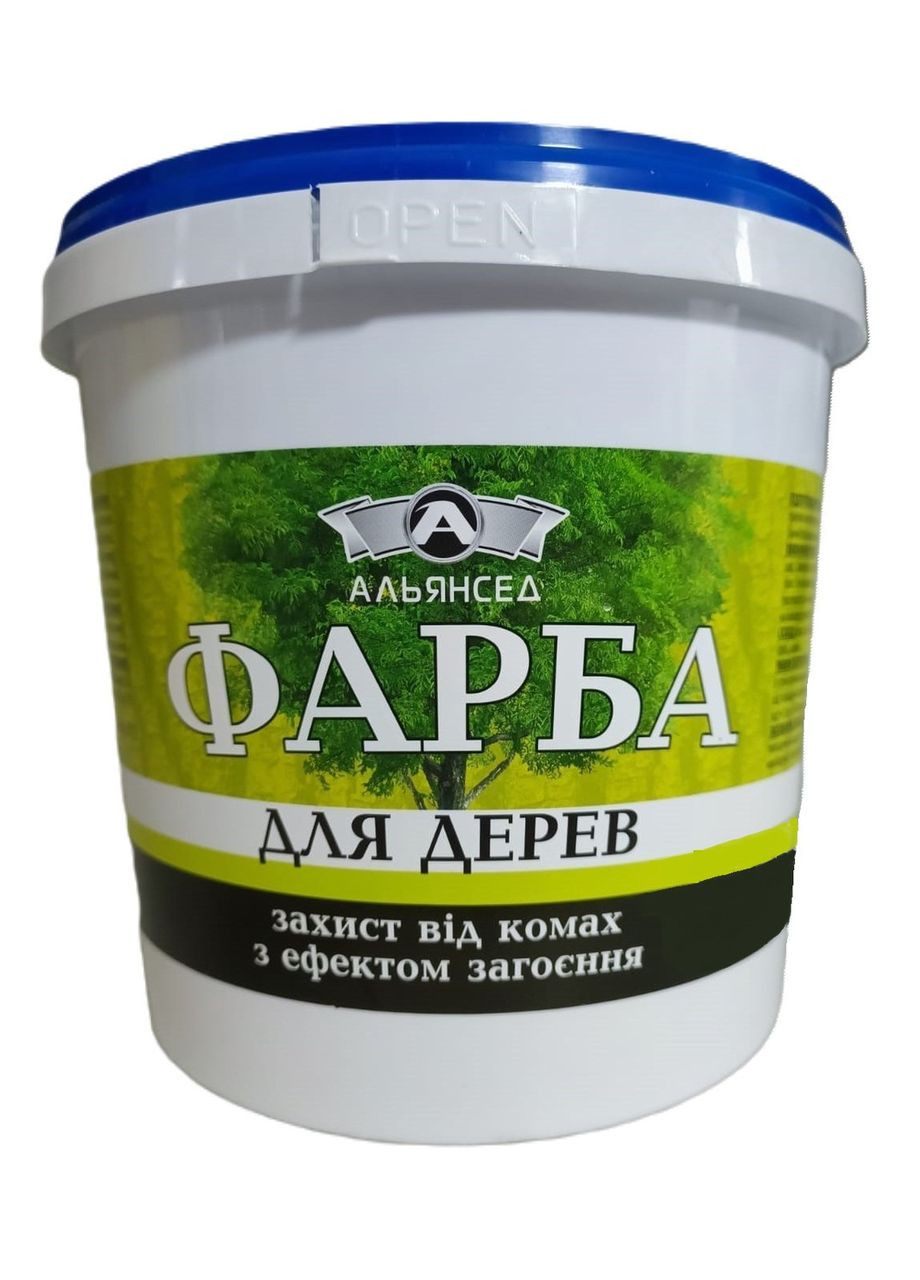 Краска садовая для деревьев и кустов снежно-белая 4,2 кг. Альянсед (369944741)