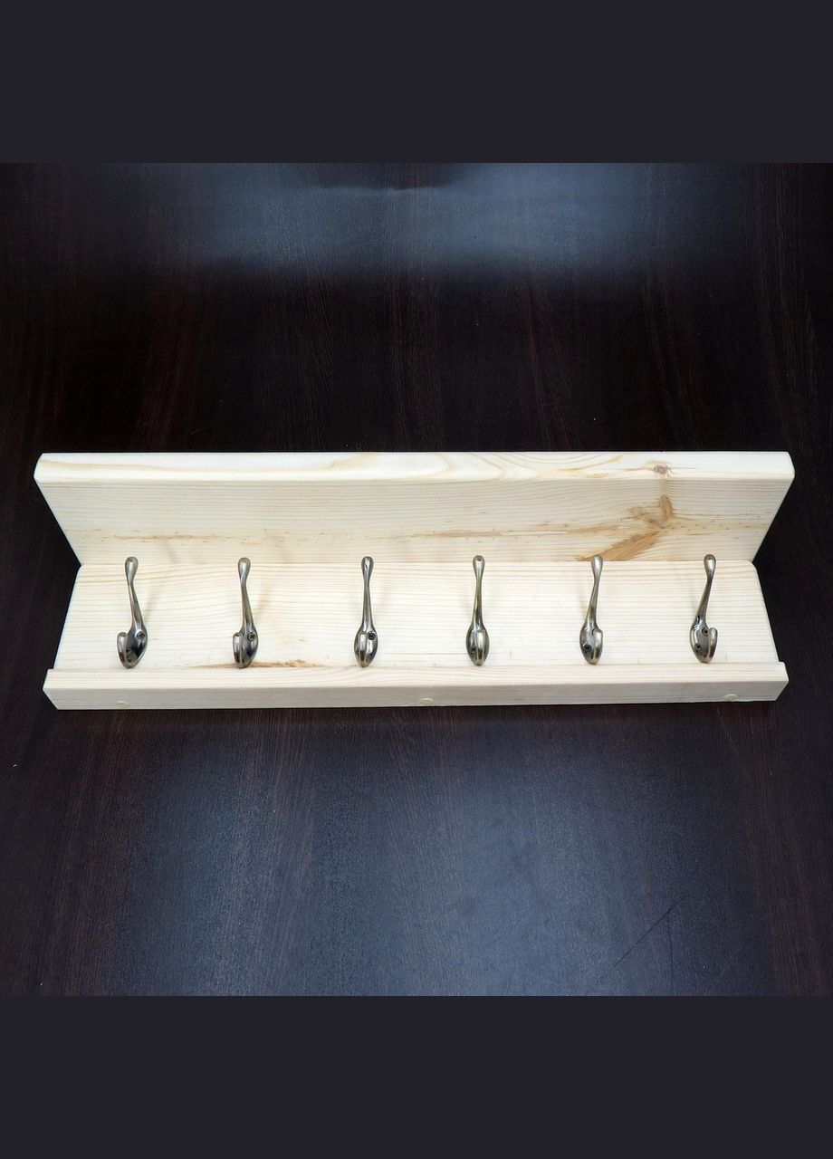 Вешалка для одежды из дерева Делта 6 бланже (ВДО-603701) No Brand (327849846)