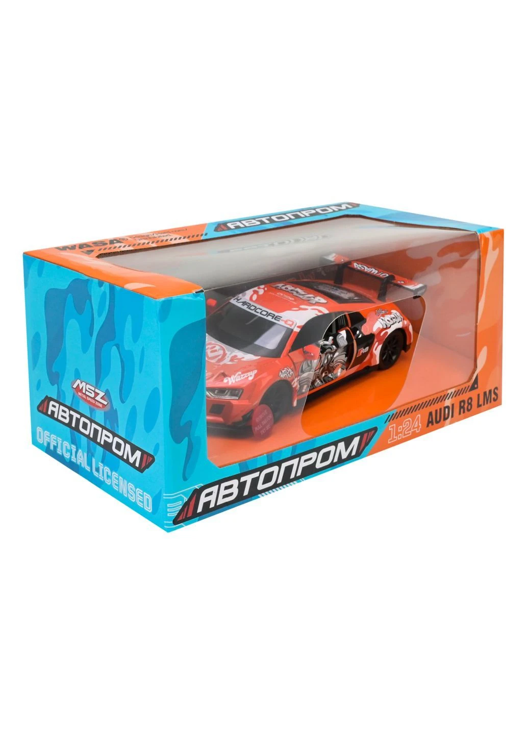 Металева модель Autoprom 1:24 з дверима, світлом і звуком, 26,5×13,5×12 см - 68291A(O) No Brand 68291A(O) (374656424)