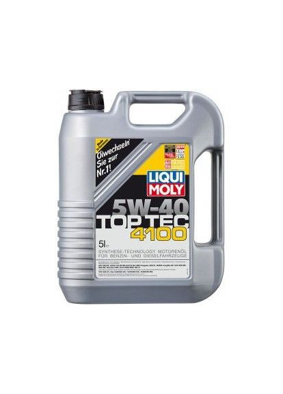 Моторное масло Top Tec 4100 5W40 5л Liqui Moly (303281341)