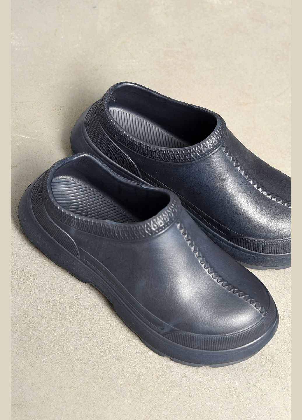 Галоши женские темно-синего цвета Let's Shop (317318852)