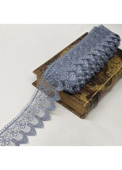 Кружево макраме 7CM (13M) Цвет - Серый (729-64-003) Plus-plus (352747568)