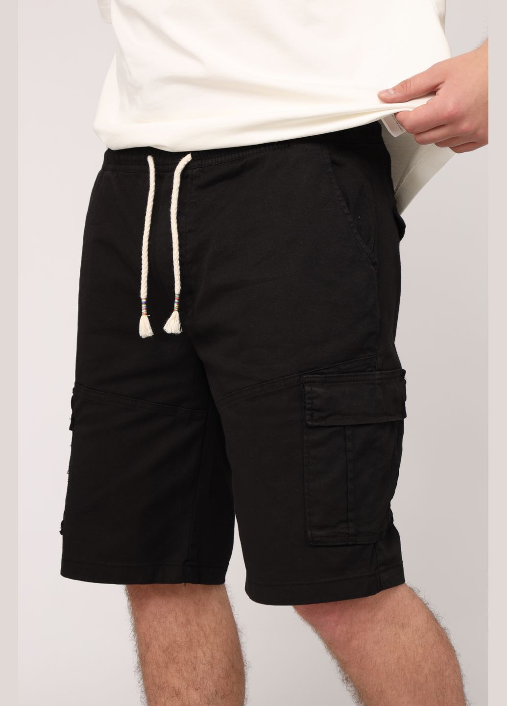 Шорты мужские цвет черный CB-00277360 ARSH (332330134)