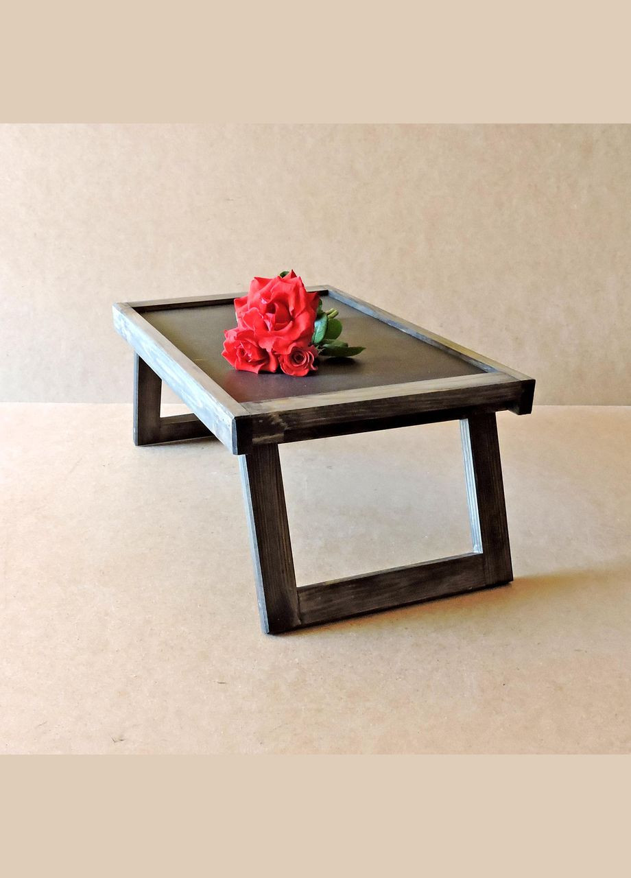 Столик-поднос для завтрака из дерева Невада морион (СТП-001411) No Brand (327867079)