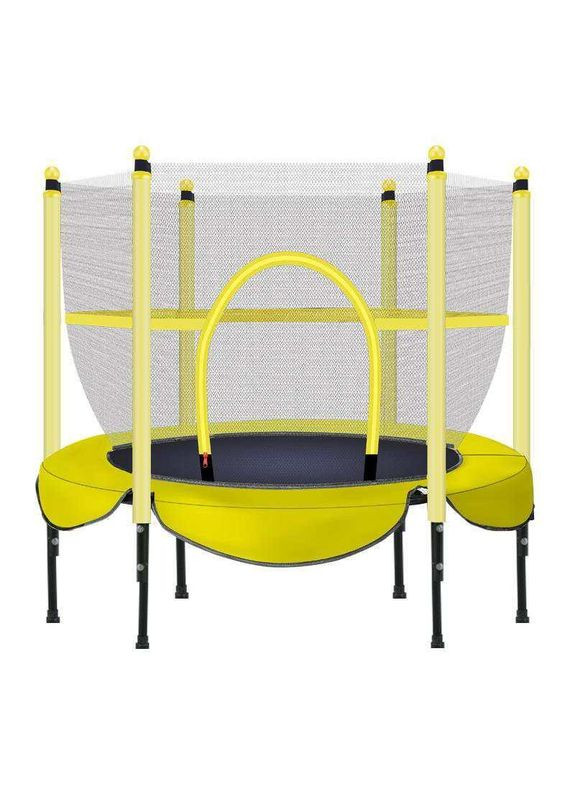 Батут дитячий BT-RJ-0078 60" круглий із сіткою Жовтий Tilly (329444392)