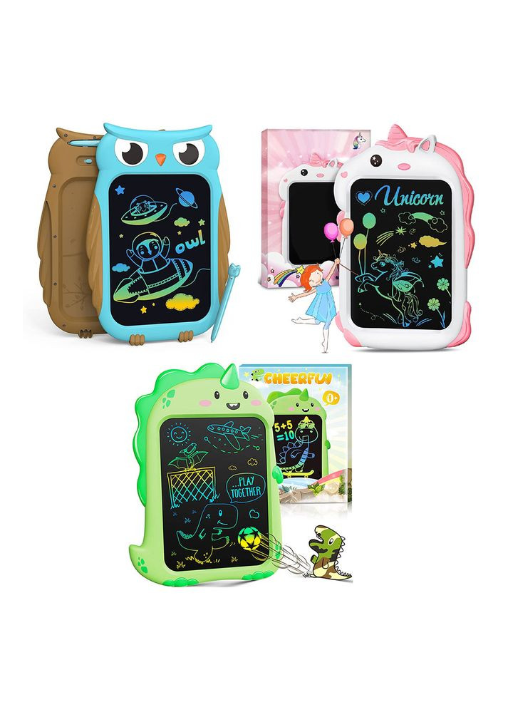 LCD планшет для рисования, 8,5 дюймов, цветной, 3 вида, батарейка, коробка, размеры 19x28x1,5 см / 22x27x1,5 No Brand (338531976)