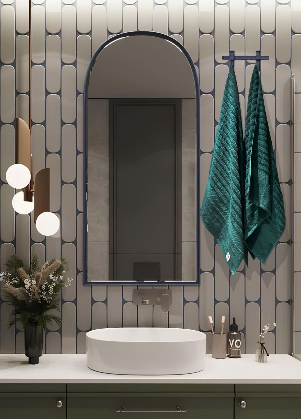 Набір 2 жакардові рушники для ванної, готелів, на подарунок, 70 х140 см Oxford Stripe темно – зелений Hunter green Lovely Svi смужка зелений