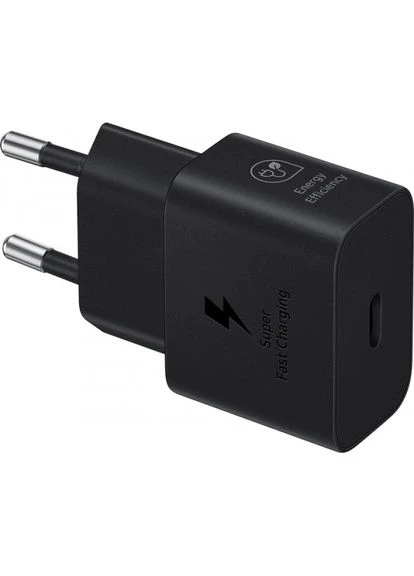Мережевий зарядний пристрій 25W Travel Adapter Black (EP-T2510NBEGEU) Samsung (393108044)