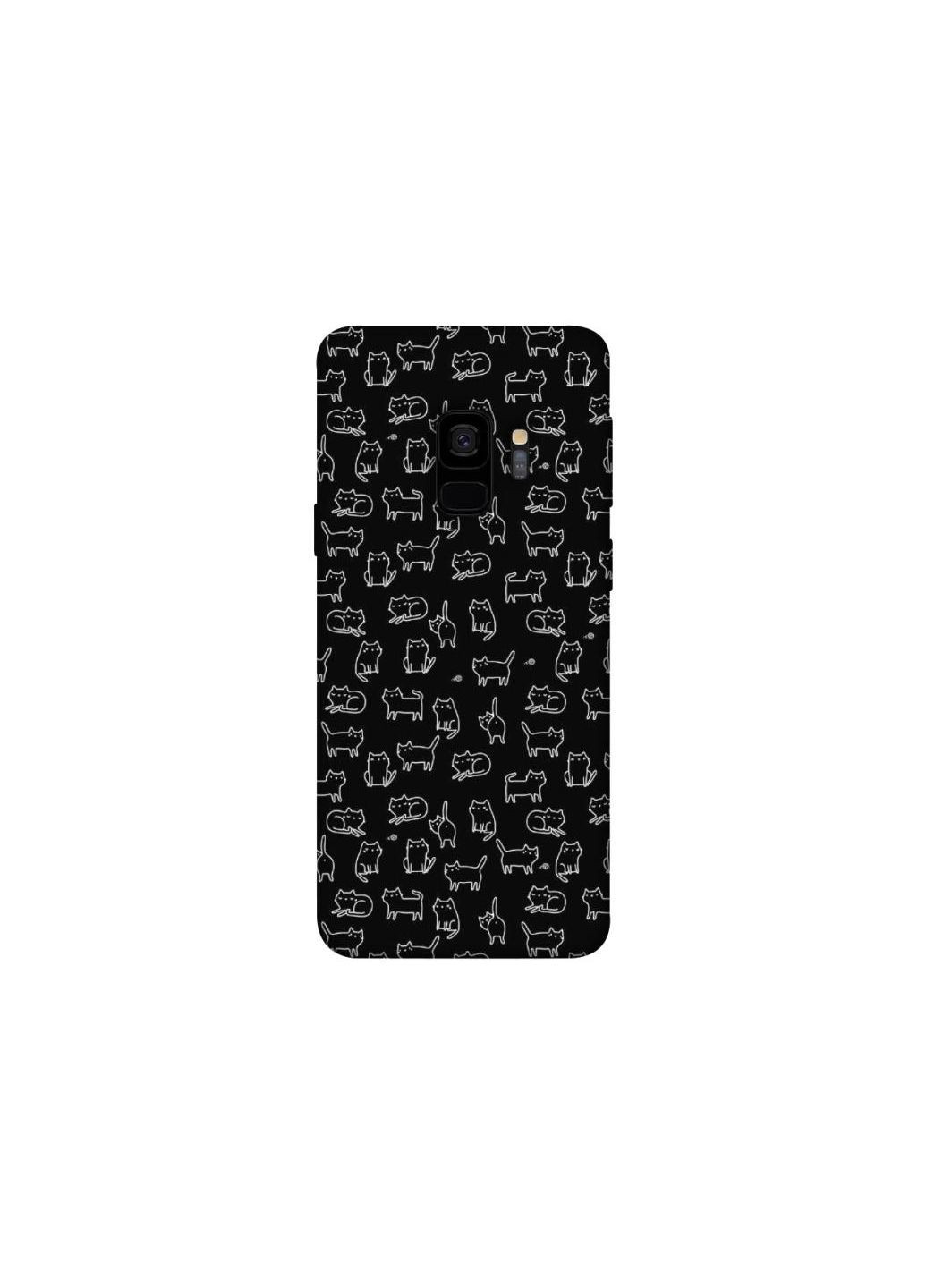 Чохол на Samsung Galaxy S9 Black Cats Frontalka (361099434)