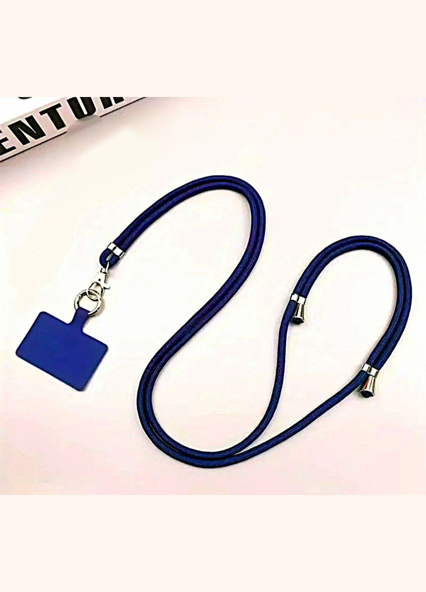 Шнурок ремешок брелок для телефона Темный синий No Brand (339679806)