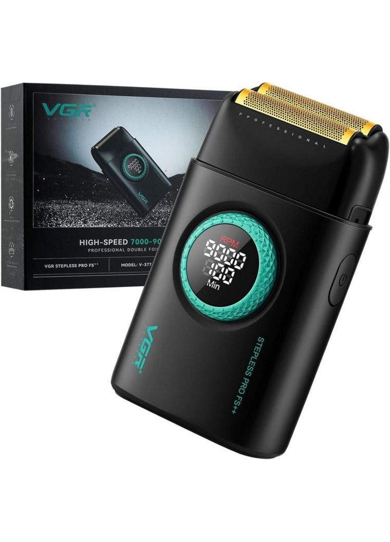 Аккумуляторная бритва с двойной сеткой портативная электробритва для сухого бритья с функцией быстрой зарядки (VG274) VGR (361161851)