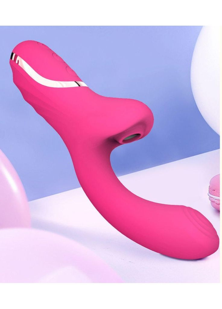 Клиторальный вибратор, клиторально вагинальная стимуляция, двойной вибратор, вакуумный вибратор Magic Moment Lilo (372601123)