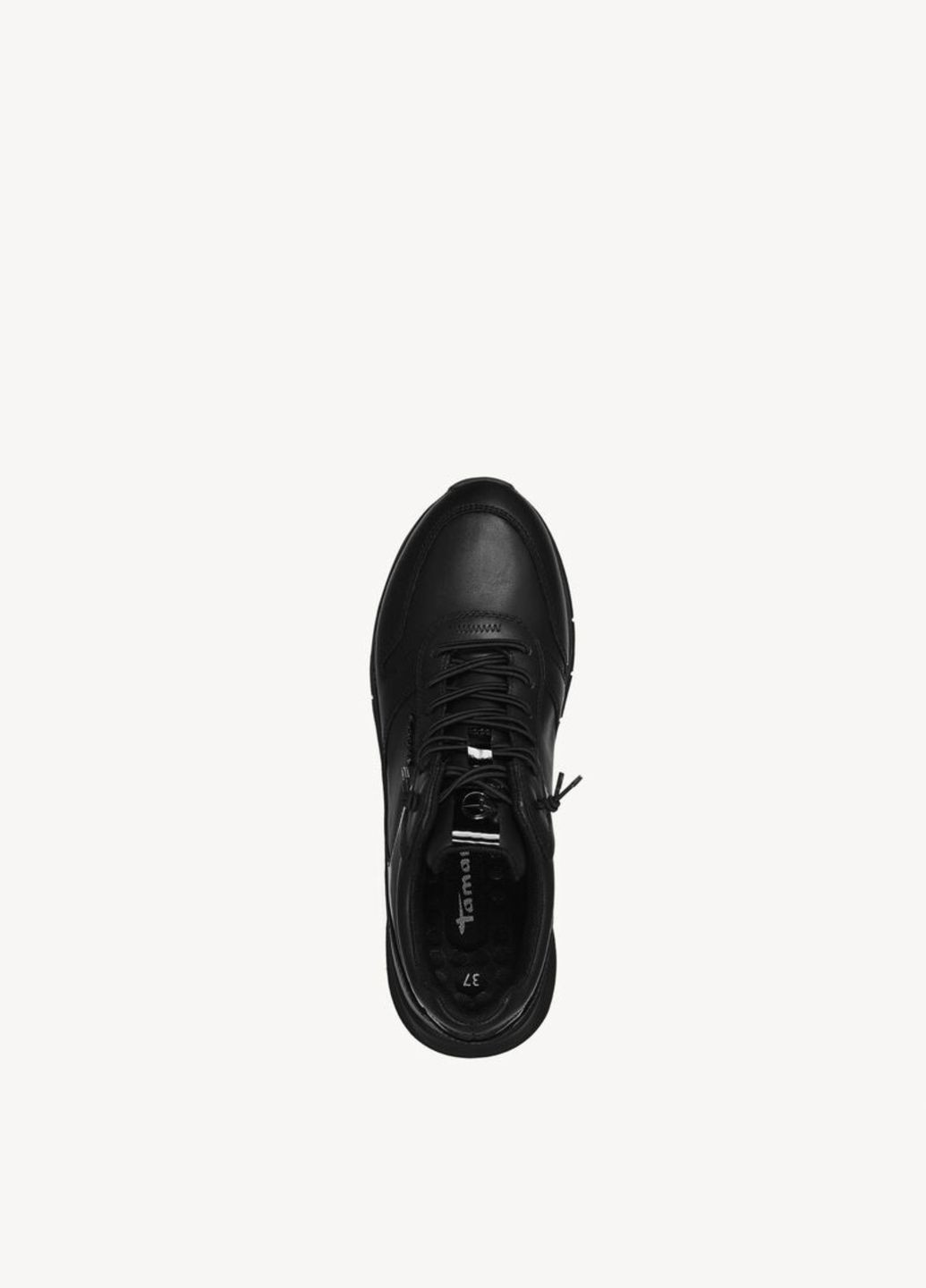 Черные демисезонные кроссовки (р) кожа 0-1-1-1-23730-41 Tamaris