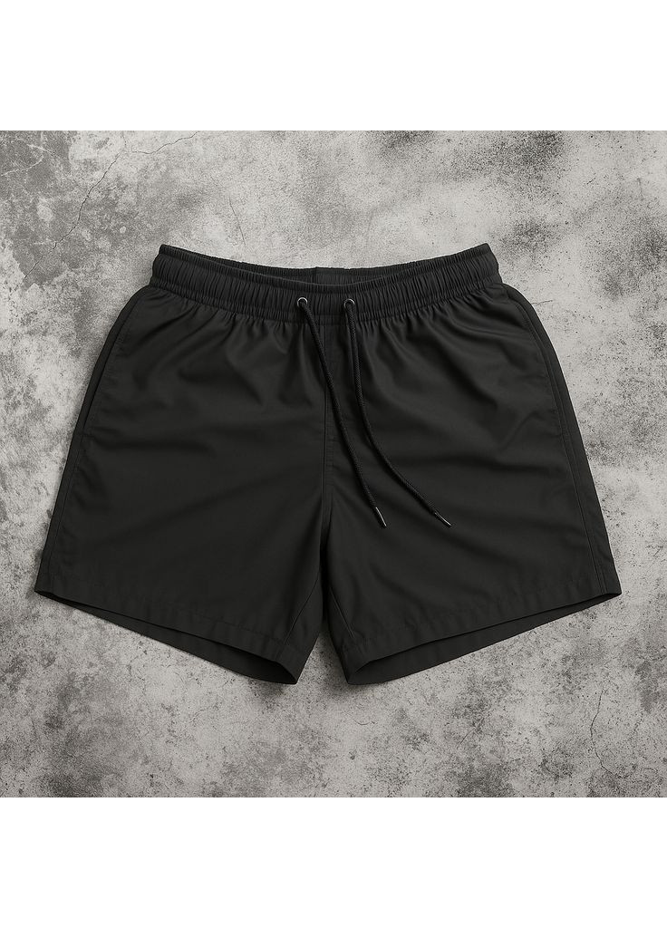 Мужские черные пляжные мужские пляжные шорты на море, комфортные, мужские, короткие, спортивные, легкие плавки-шорты No Brand