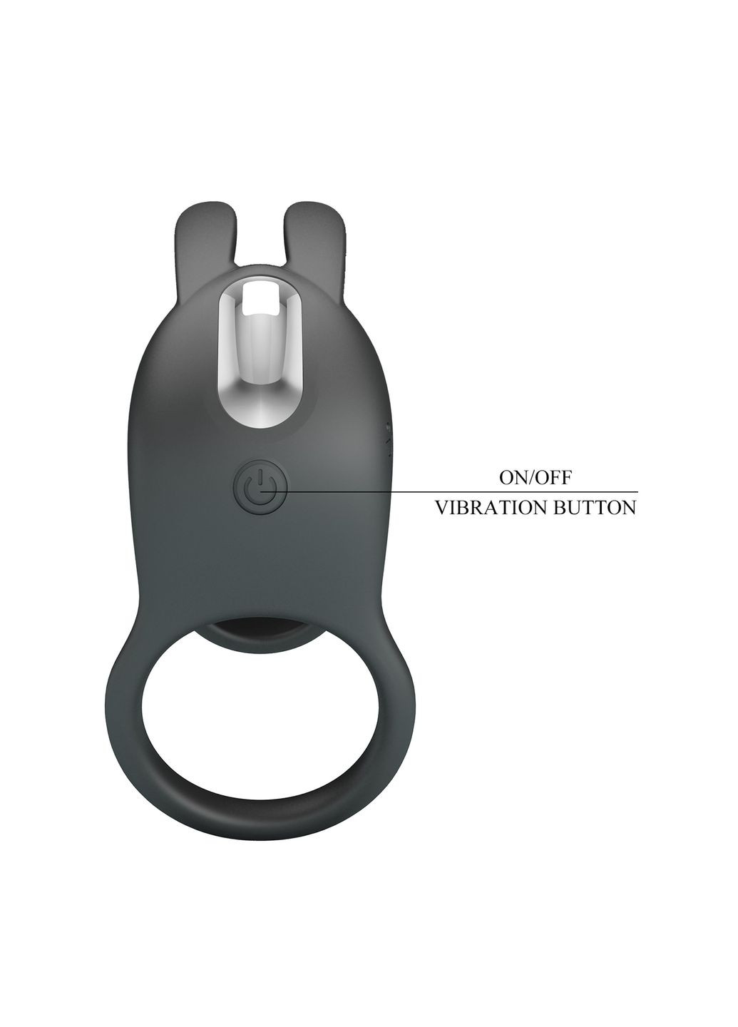 Віброкільце з кліторальною стимуляцією Pretty Love (361670156)