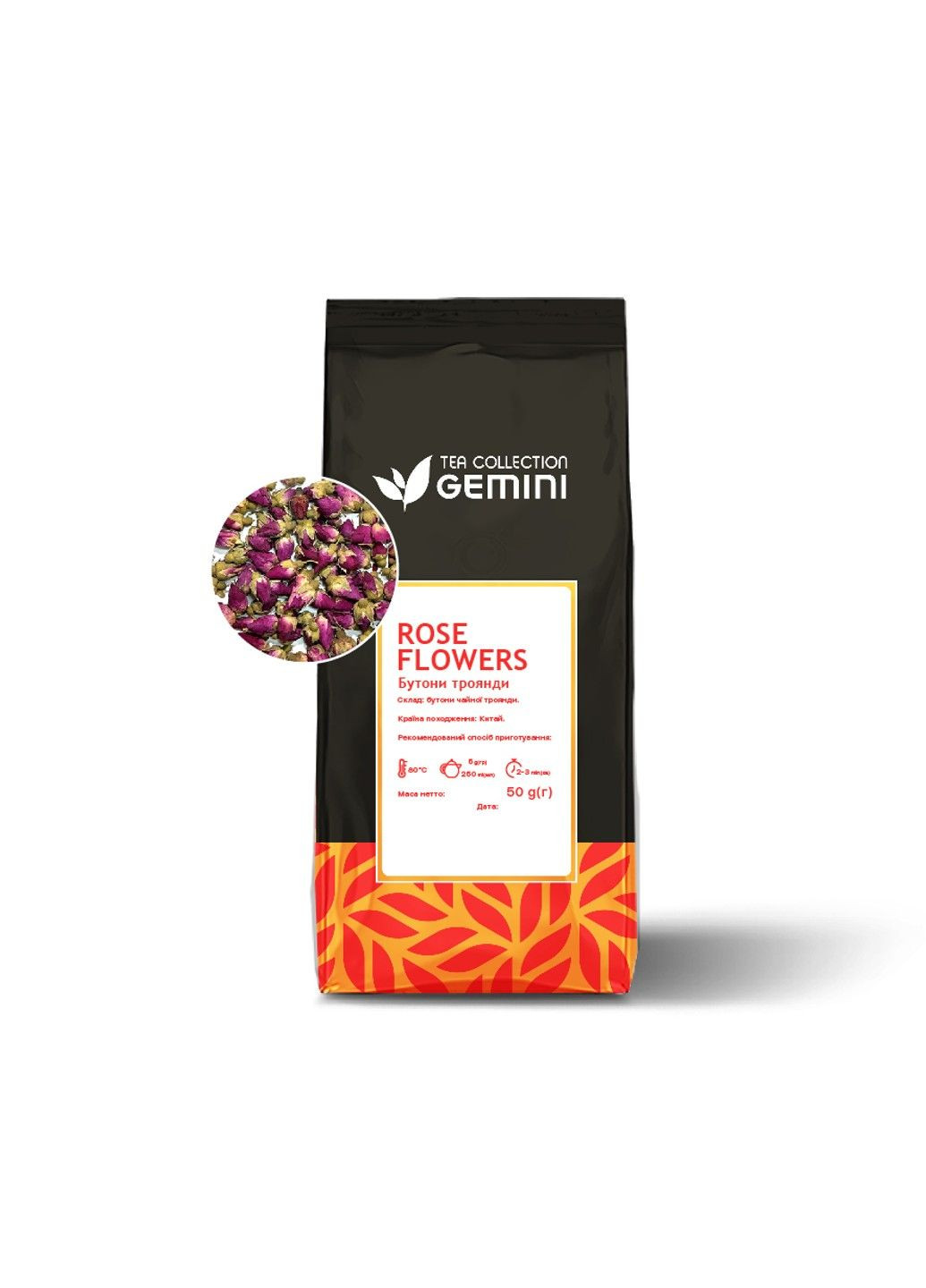 Чай Бутоны Роз Rose Flowers, 50г Gemini (285751575)