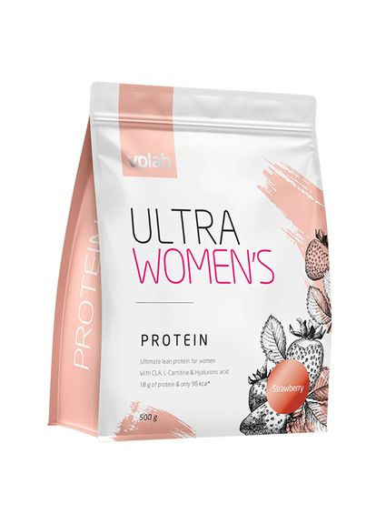 Протеиновый коктейль для женщин, Ultra Women's Protein, VP laboratory 500г Клубника (29099012) VPLab Nutrition (322730636)