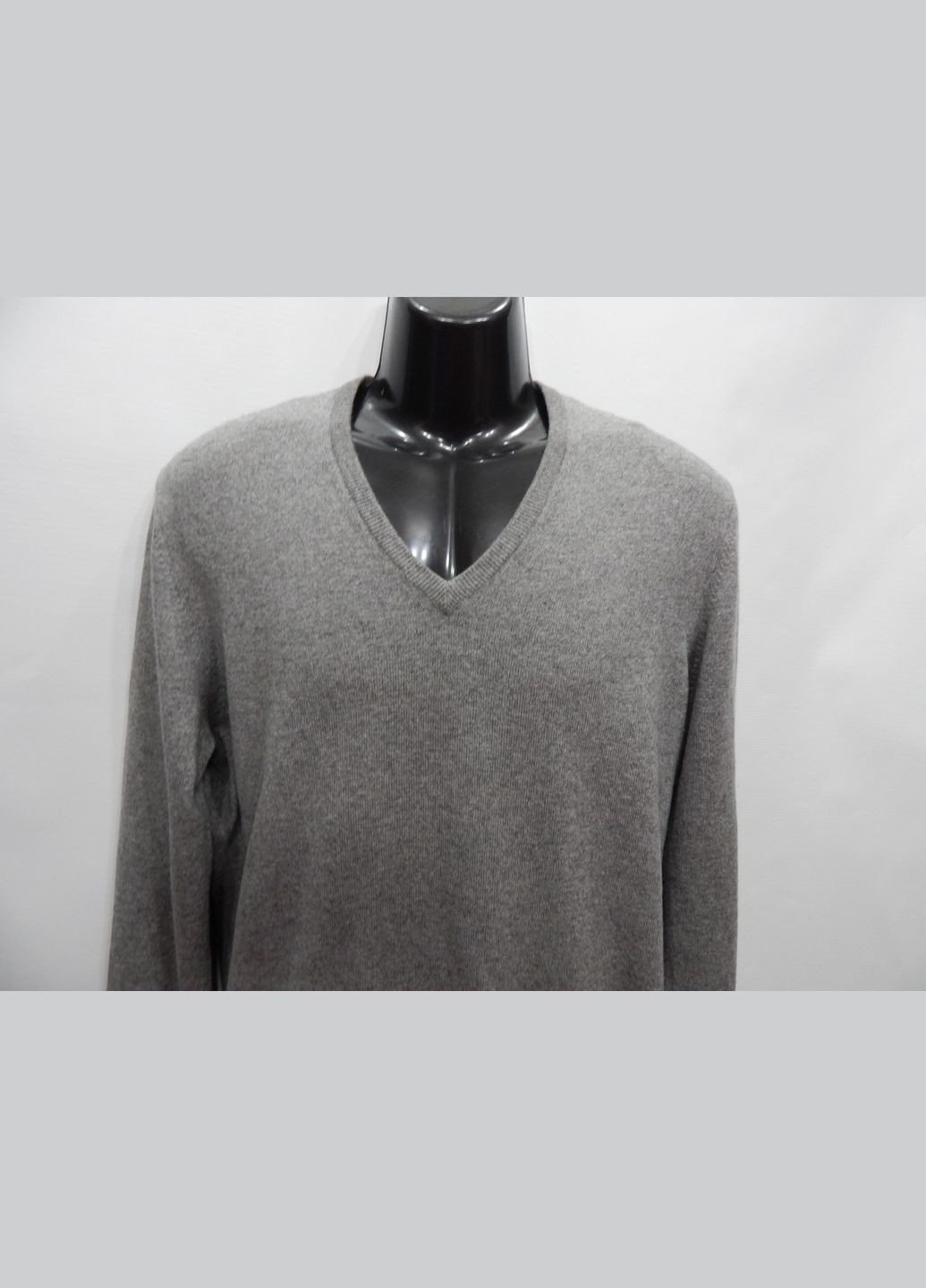 Сірий зимовий светр чоловічий шерстяний n. y. р. 50 051шмс No Brand