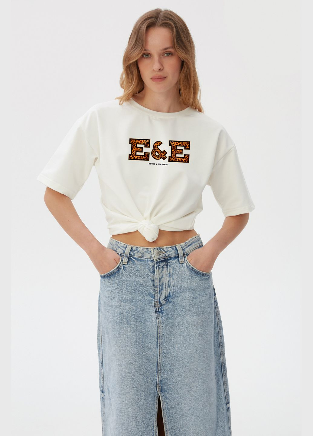 Футболка цвет белый Estro - (332202066)