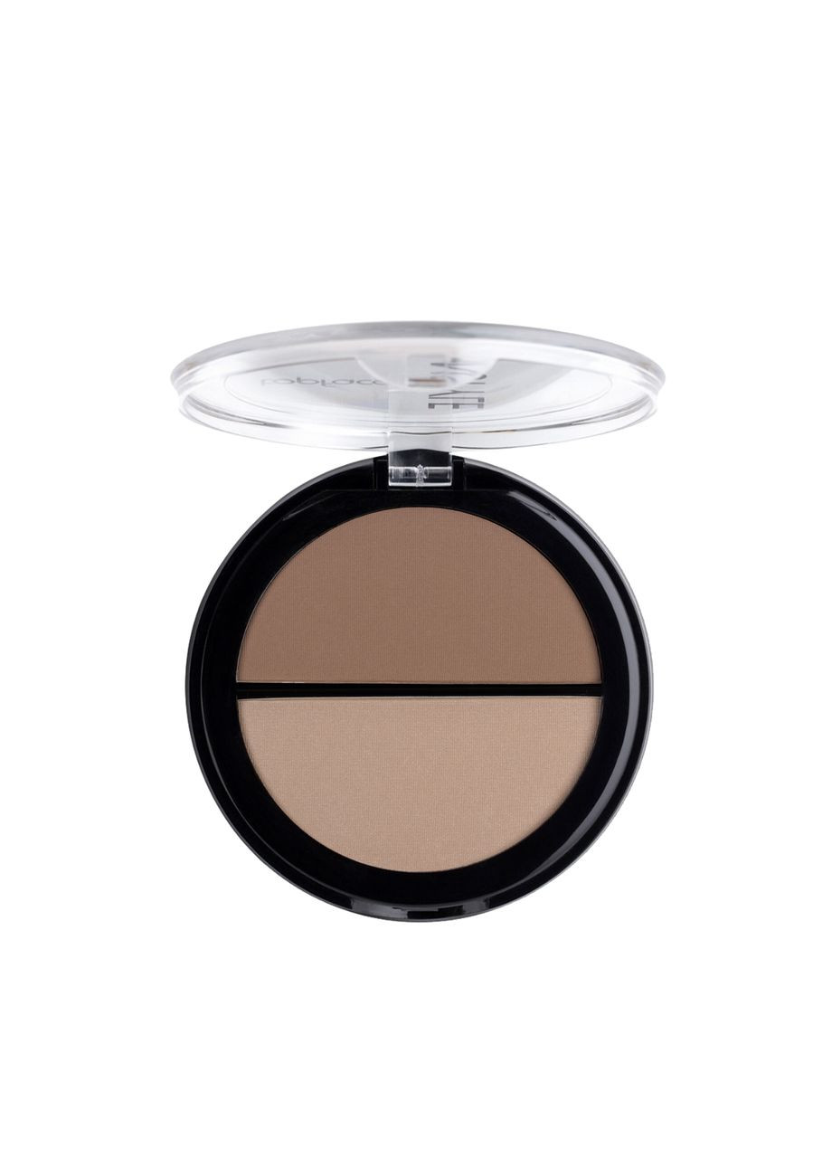 Бронзатор и хайлайтер для лица Instyle PT262 №03 Розово-бежевый Жемчужный TopFace (331346342)