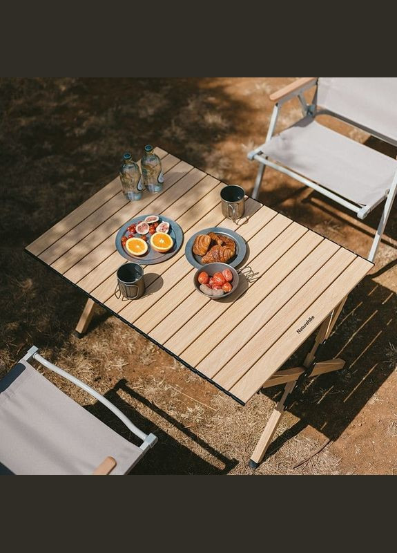 Стол раскладной CNK2300JU010 aluminum M 86х60х44 см Бежевый (6976023926945) Naturehike (362732280)