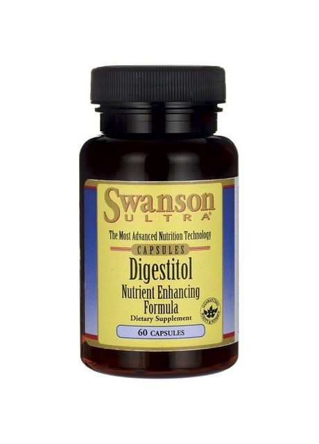 Комплекс травних ферментів Диджеститол, Digestitol,, 60 капсул Swanson (364312187)