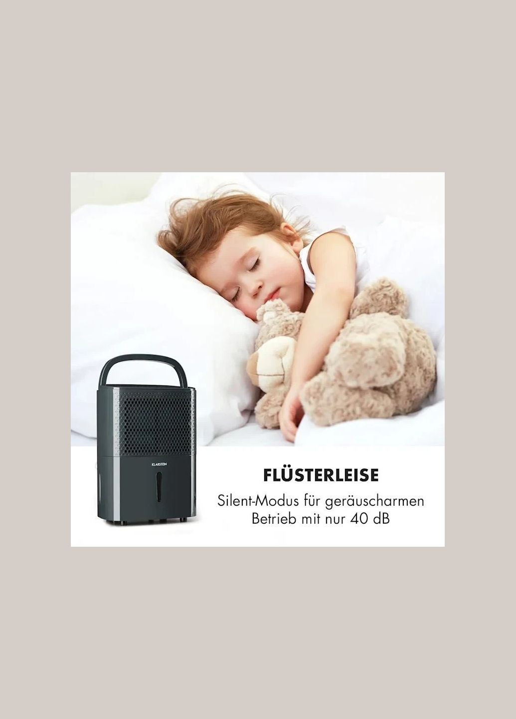 Осушитель воздуха DryFy 10 Compression Dehumidifier (10032662) Klarstein (338194739)