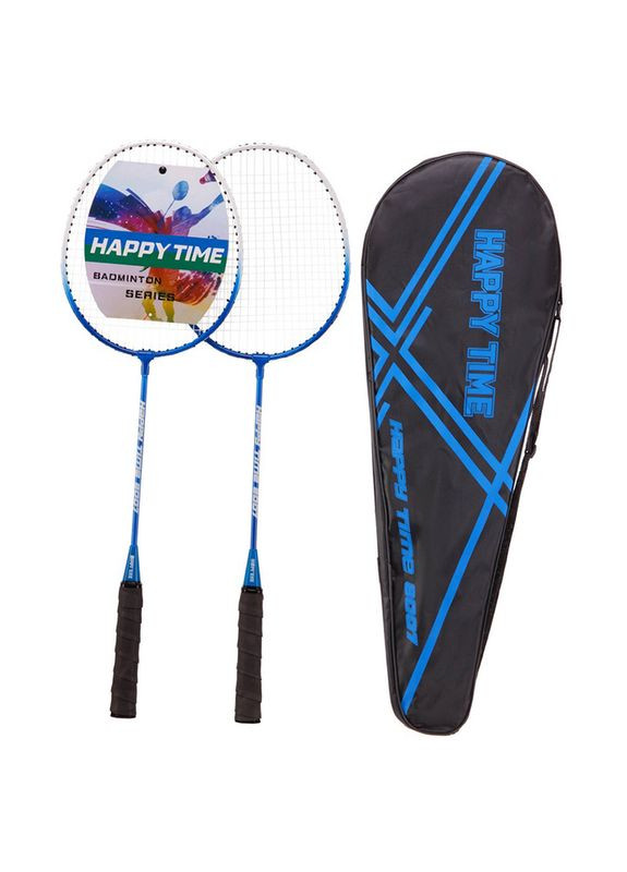 Набір для бадмінтону в чохлі Happy Time 8007 Чорно-синій, (60508430) FDSO (322735408)