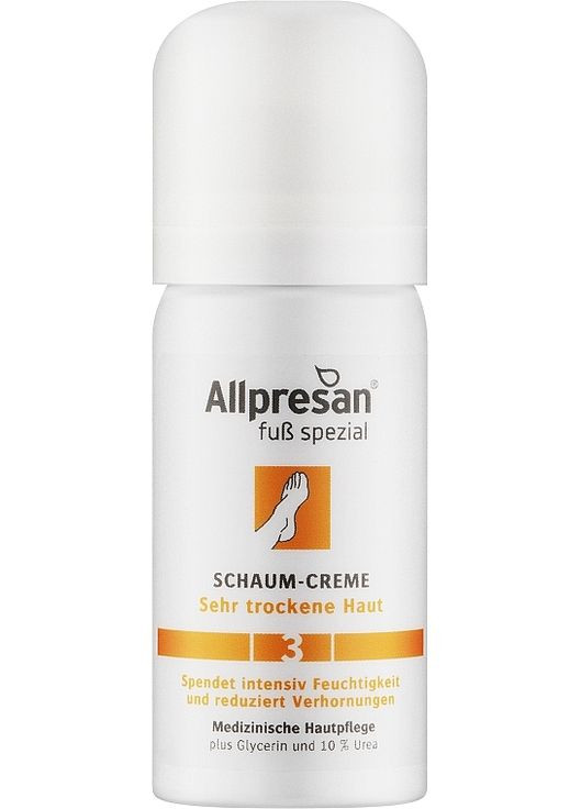 Крем-пена для очень сухой и грубой кожи стоп Foot Special Schaum-Creme 35ml (136623-31157992) Allpresan (368633239)