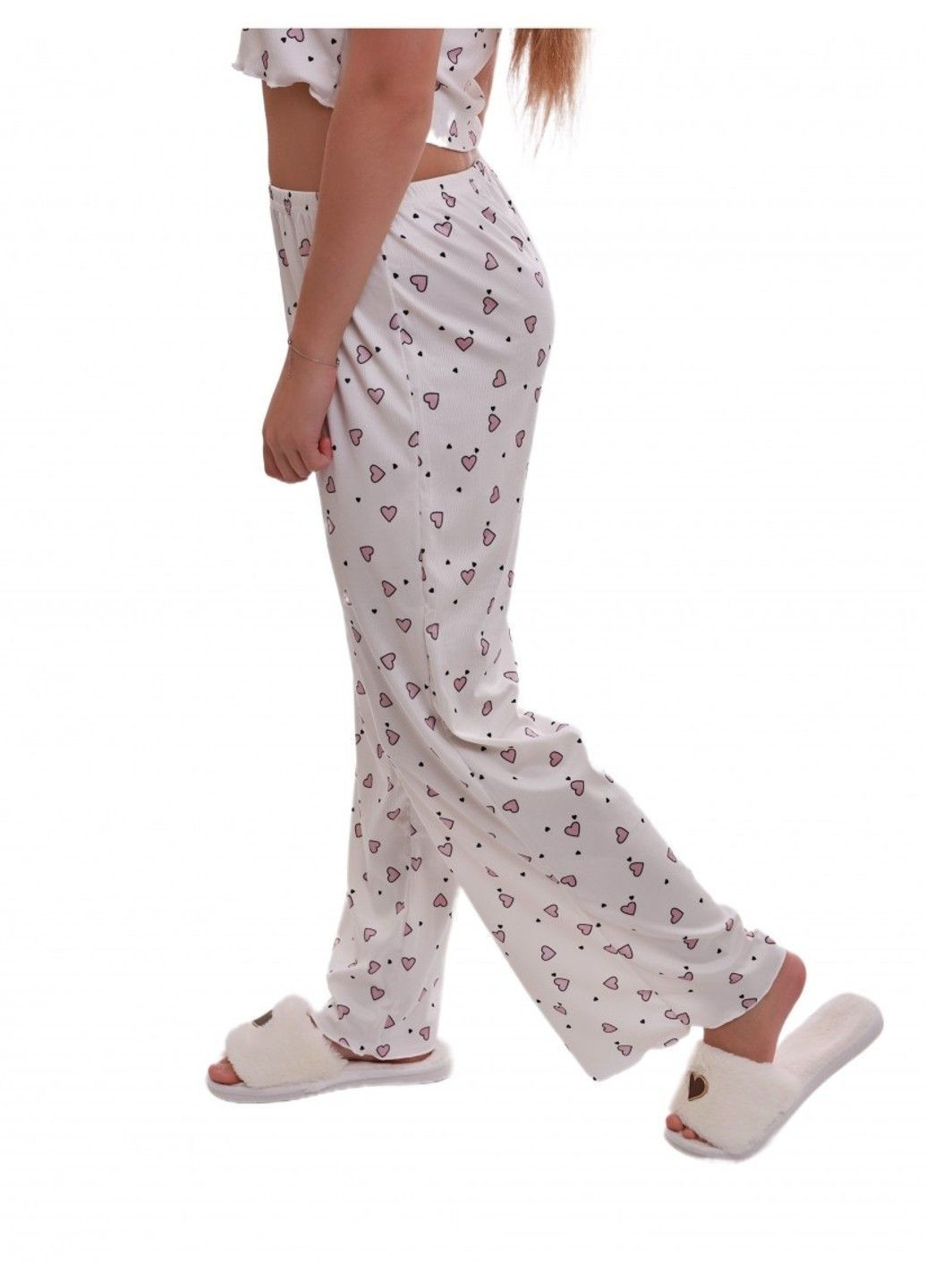 Белая женская пижама Lumo