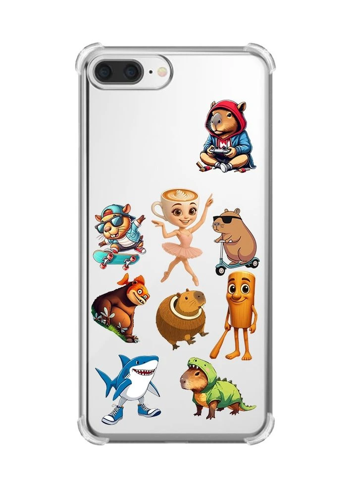 Чехол с утолщёнными углами для Apple iPhone 7 Plus/ 8 Plus Мемы (принт 415) Creative (356128615)