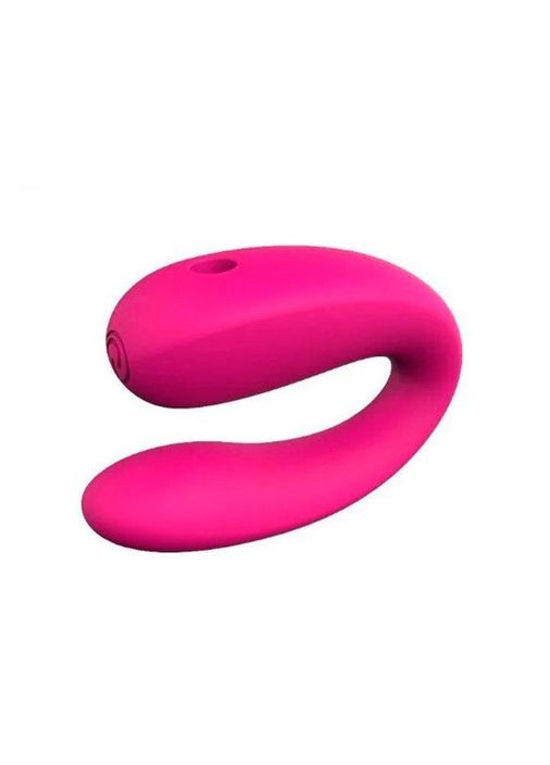 Гнучкий силіконовий вібратор парний U-форми для G-точки клітора 68 мм No Brand (366665352)