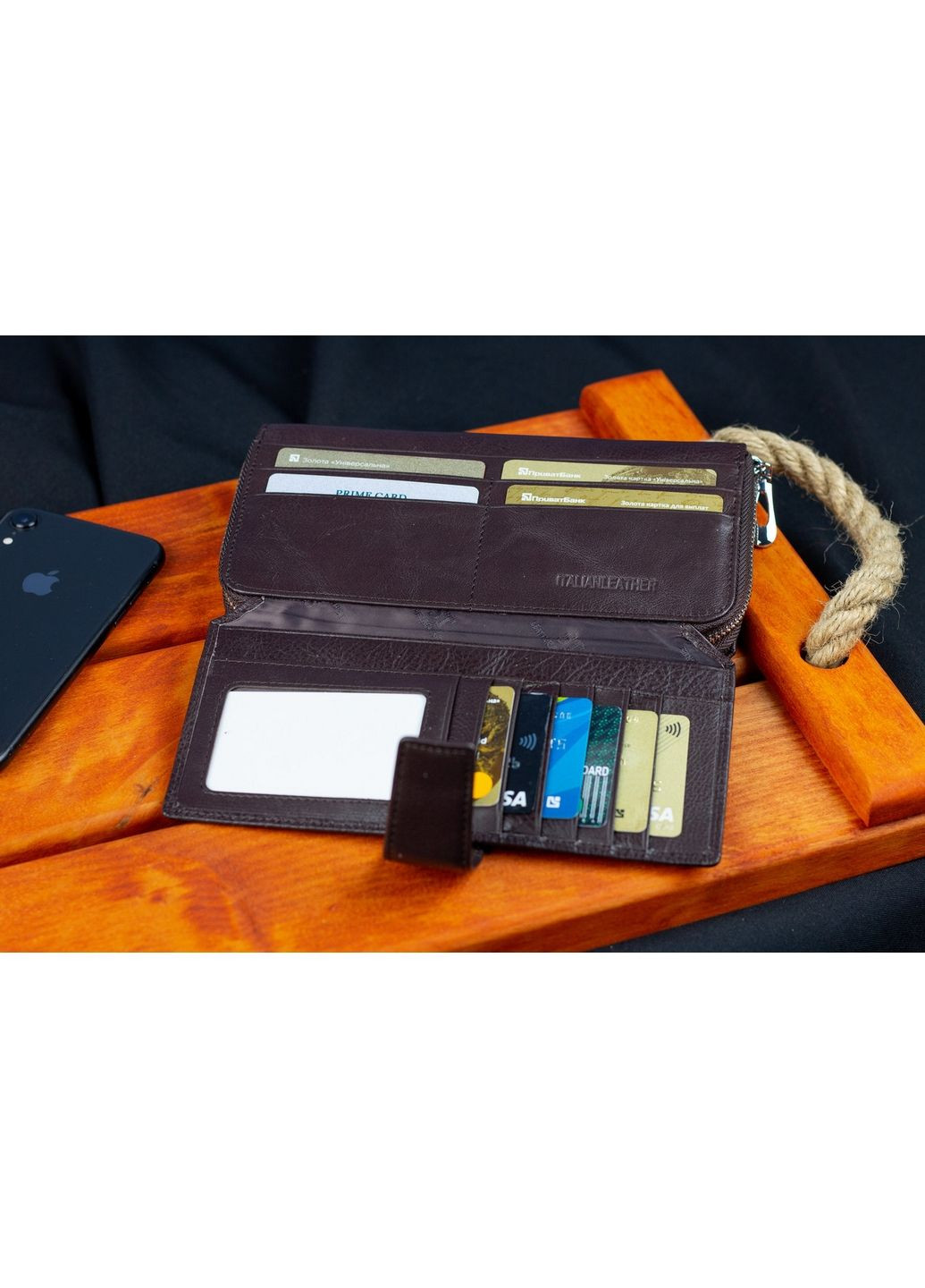 Кожаный женский кошелек st leather (288136309)