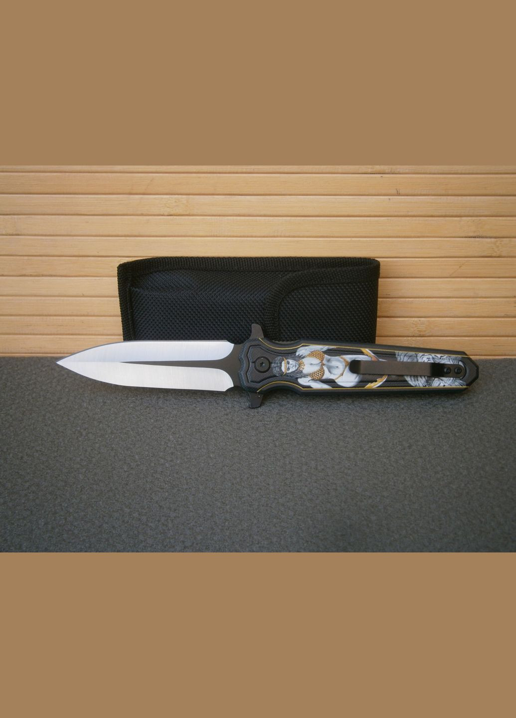 Нож складной Аmazon JL-73 в чехле 21 см No Brand (336186335)