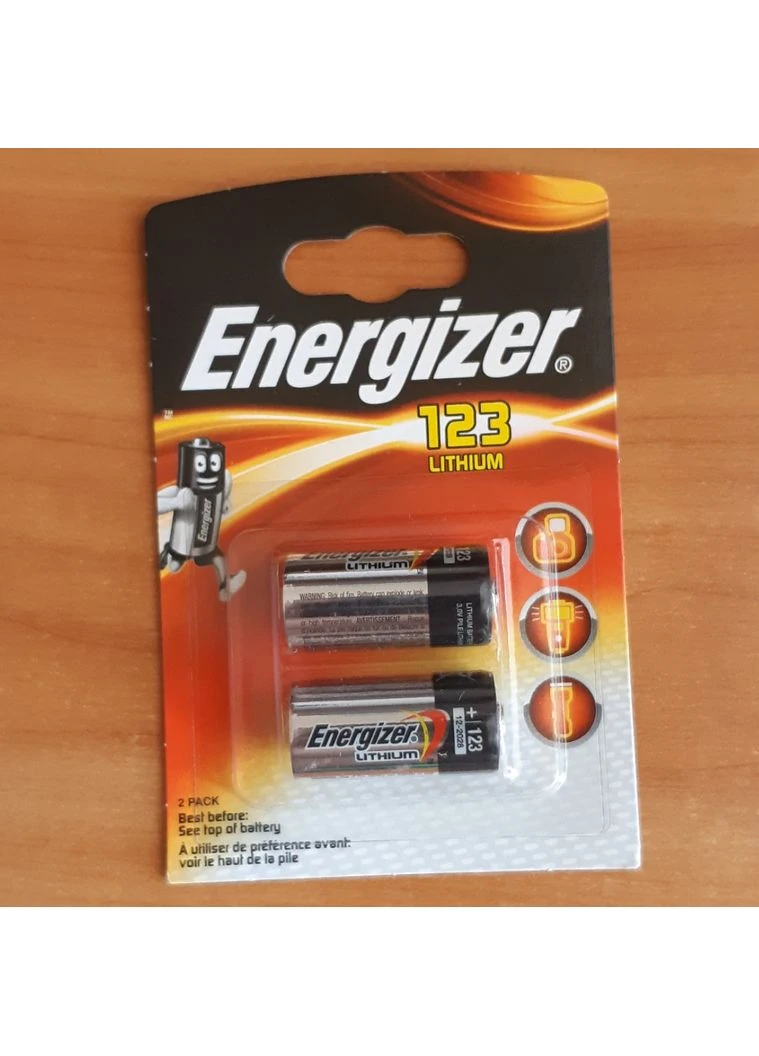 Батарейка Lithium Cell 3V CR123 (2шт) Energizer (370258668)