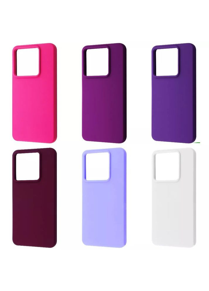 Чохол-накладка Full Silicone Cover для Xiaomi Redmi Note 13 Pro 5G/Poco X6 5G Midnight Blue Wave (341487659)