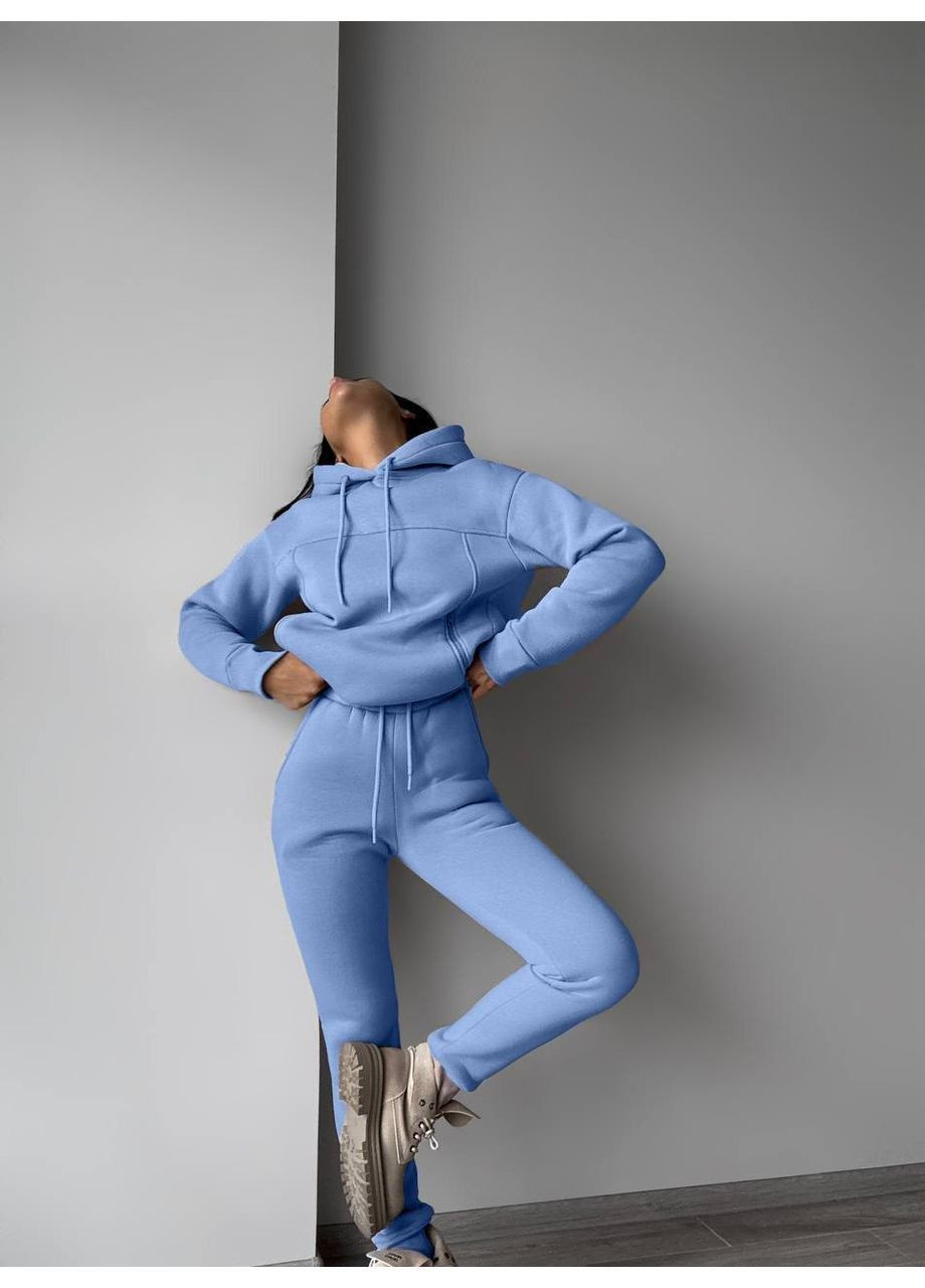 Костюм Футер Турецкий Пенье, дорогая тринитка, манжет рибана, не кашлатится не линяет, штаны и кофта с капюшоном Україна (365685968)