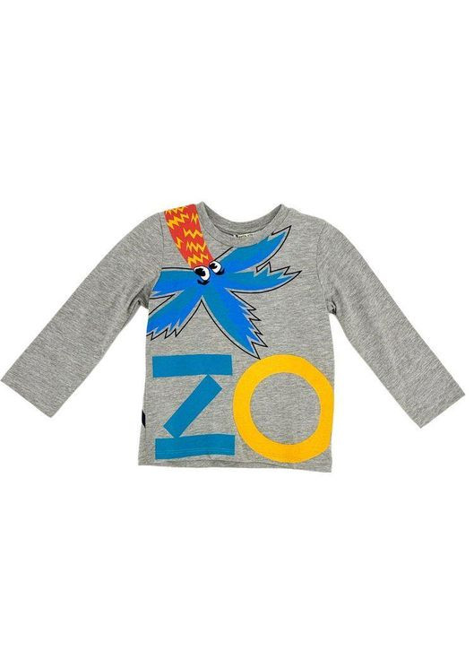 Серый лонгслив Kenzo