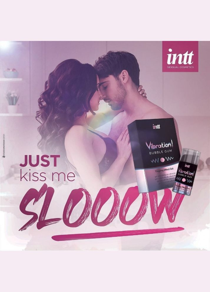 Рідкий вібратор Vibration Bubble Gum 15 мл Intt (297396440)