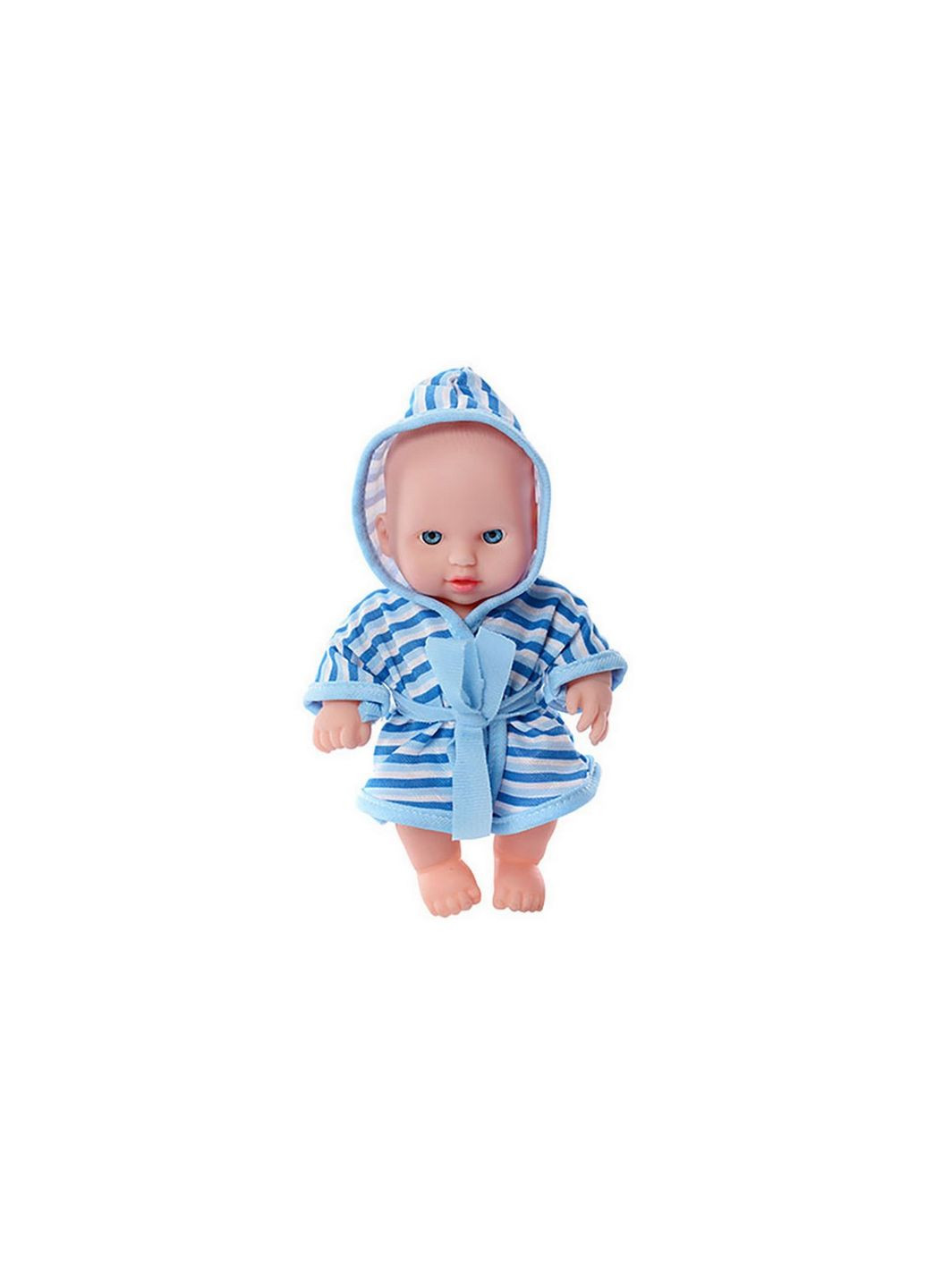 Дитячий ігровий Пупс у халаті 235-Q 20 см Синій Limo Toy (283324817)